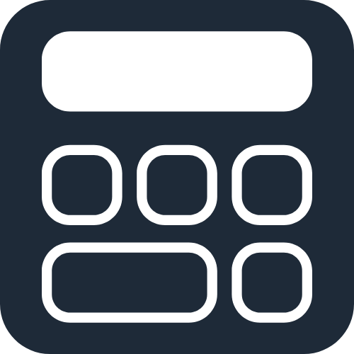 A simple calculator icon, designed for the Numera Calculator