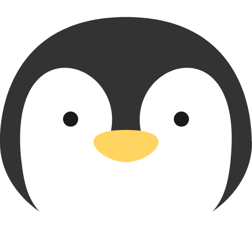 A simple penguin icon designed for the Penguin Pi Reminder Assistant